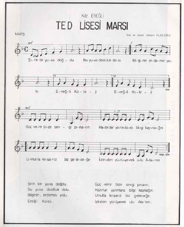 Ted Lisesi Marşı