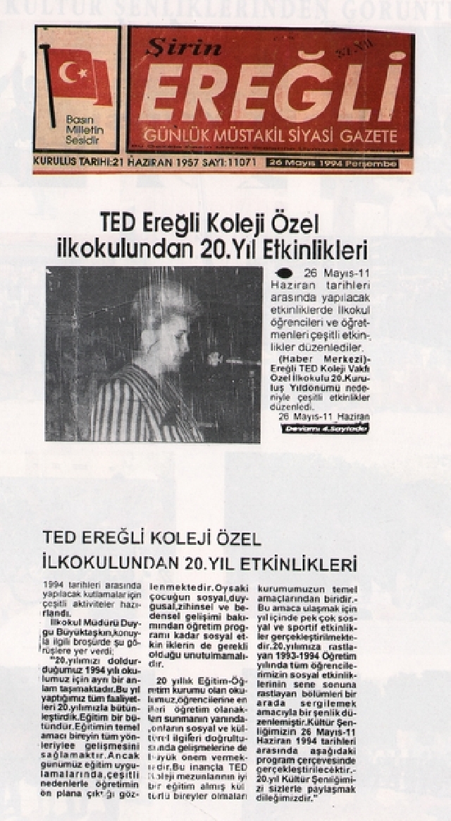 20. Yıl Etkinlikleri
